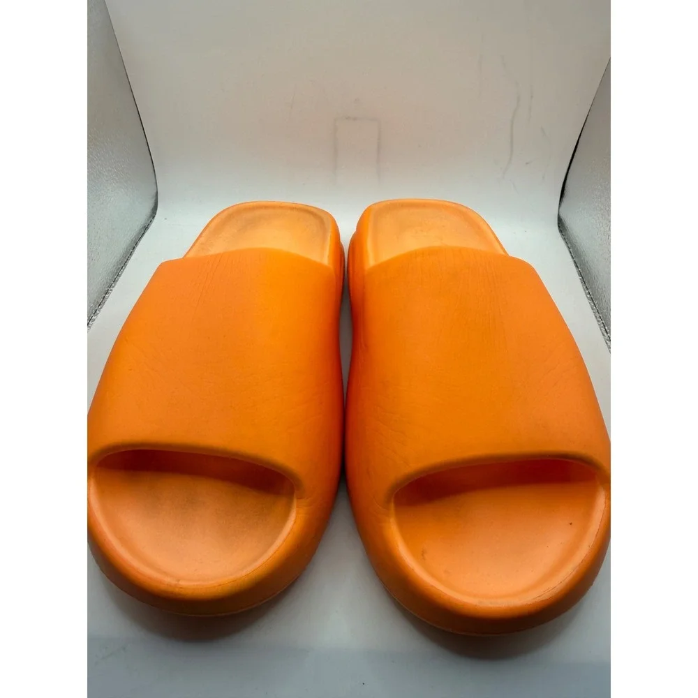 Adidas Yeezy Slide Enflame Orange GZ0953 Mens 5 Womens 6 Comfort Foam Sandals